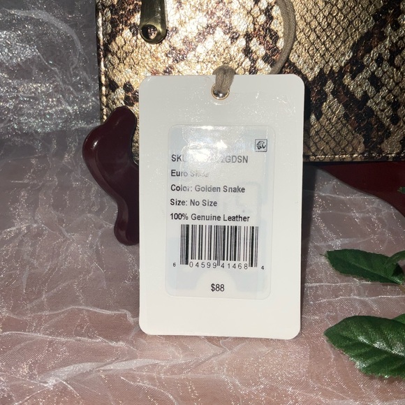 Wallet, Hobo Golden Snake Euro Slide, NWT - Picture 3 of 7